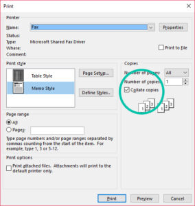 What Does Collate Mean When Printing?